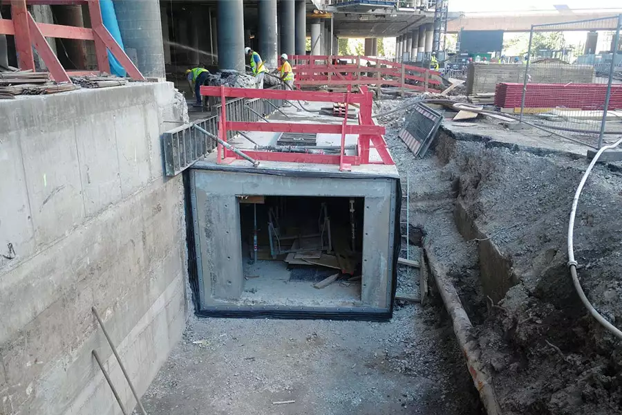 Klemmkonstruktion: Baustellenabbildung 4 Klemmkonstruktion: Baustellenabbildung 4